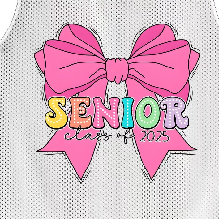 Coquette Senior Class Of 2025 Mesh Reversible Basketball Jersey Tank