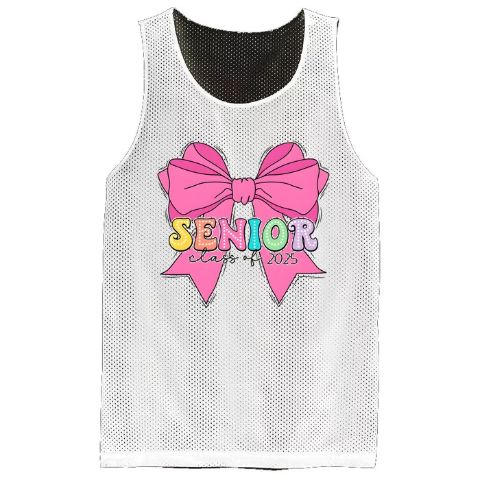 Coquette Senior Class Of 2025 Mesh Reversible Basketball Jersey Tank