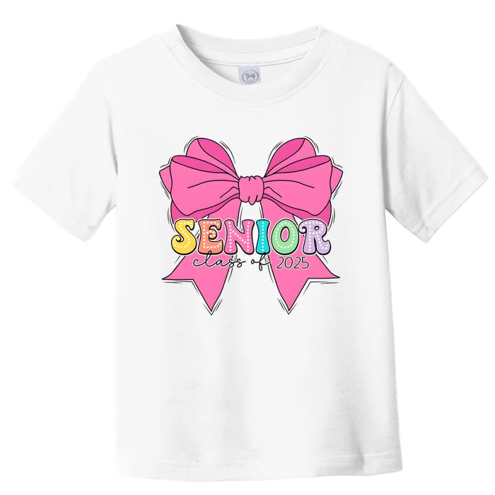 Coquette Senior Class Of 2025 Toddler T-Shirt