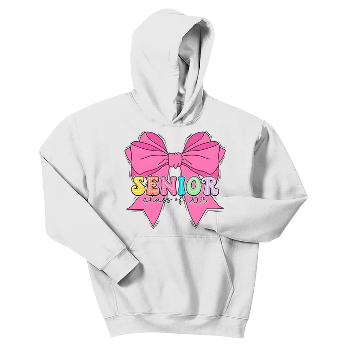 Coquette Senior Class Of 2025 Kids Hoodie