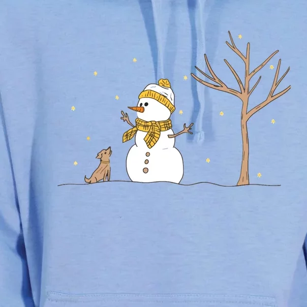 Christmas Snowman Unisex Surf Hoodie