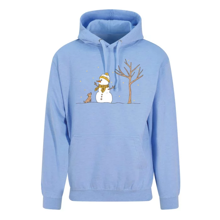 Christmas Snowman Unisex Surf Hoodie