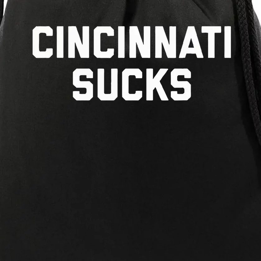 Cincinnati Sucks Drawstring Bag