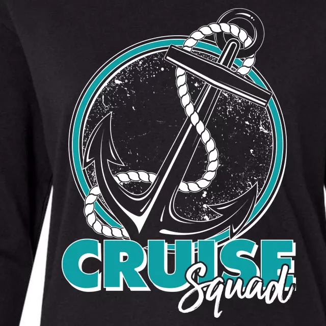 Cruise Squad Womens Cotton Relaxed Long Sleeve T-Shirt