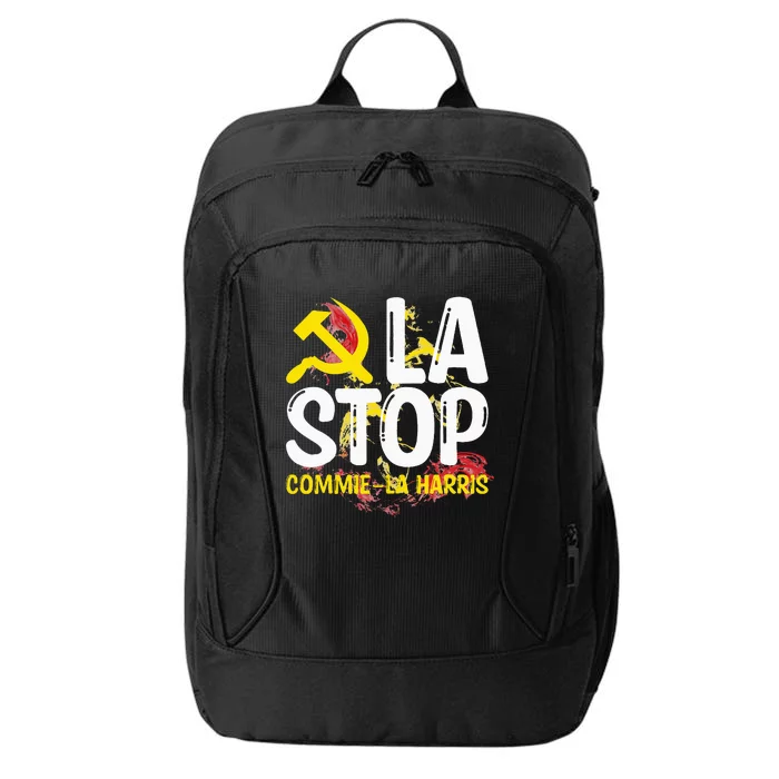 Commiela Stop Commiela Harris Stop Kamala Trump 2024 City Backpack