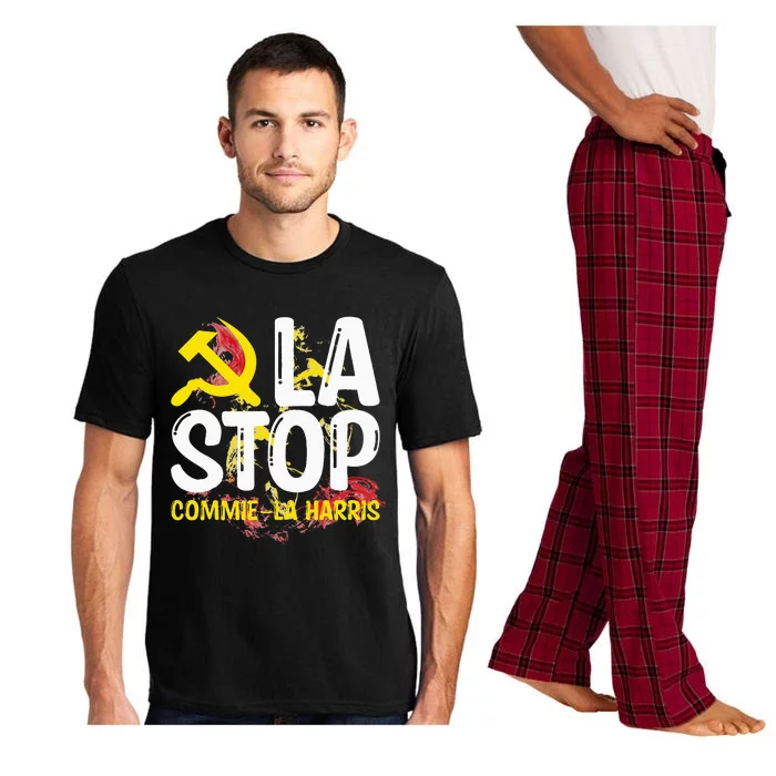 Commiela Stop Commiela Harris Stop Kamala Trump 2024 Pajama Set