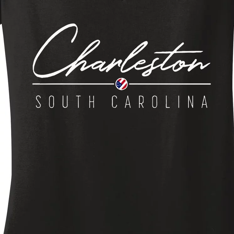 Charleston Sc Women's V-Neck T-Shirt