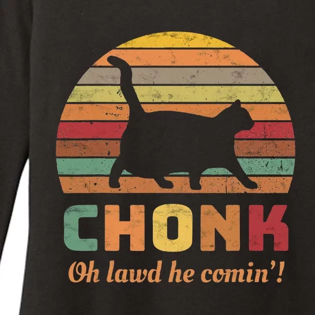 Chonk Scale Cat Chonk Cat Womens CVC Long Sleeve Shirt