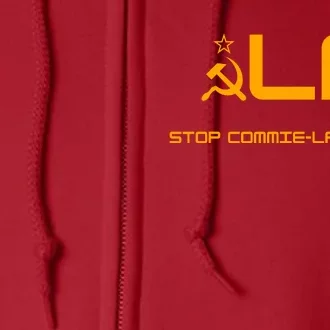 Commiela Stop Commiela Harris Stop Kamala Trump 2024 Full Zip Hoodie