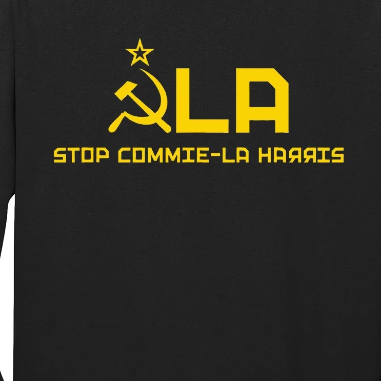 Commiela Stop Commiela Harris Stop Kamala Trump 2024 Long Sleeve Shirt