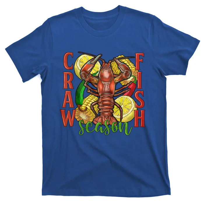 Crawfish Season Corn Crawfish Season Cajun Junkie Gift T-Shirt