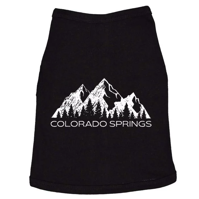 Colorado Springs Colorado Mountain Souvenir Gift Doggie Tank