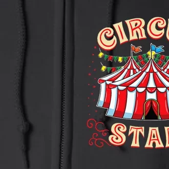 Circus Staff Circus Themed Party Full Zip Hoodie