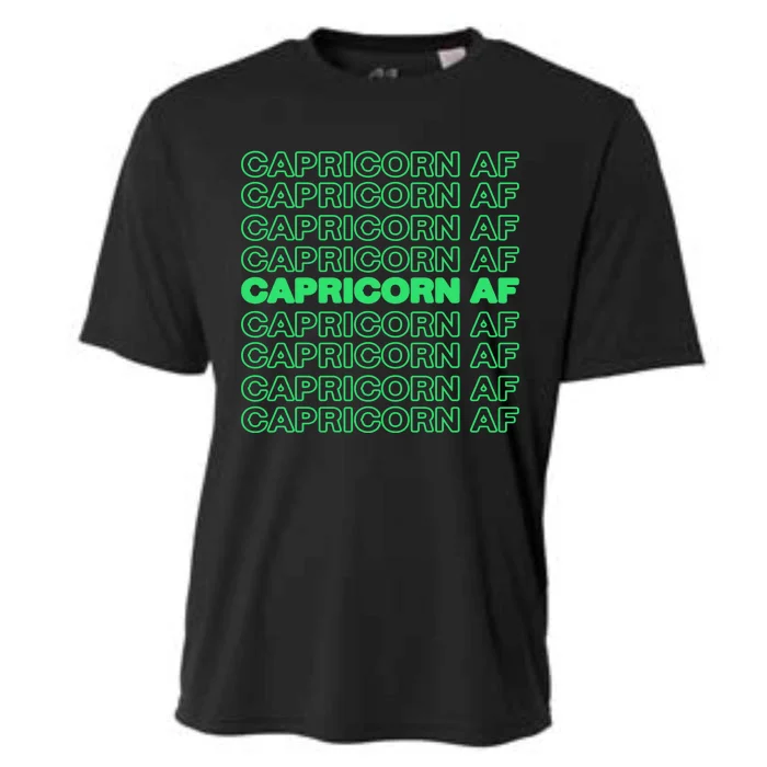 Cool Saying Capricorn Zodiac Horoscope Astronomy Funny Gift Cooling Performance Crew T-Shirt