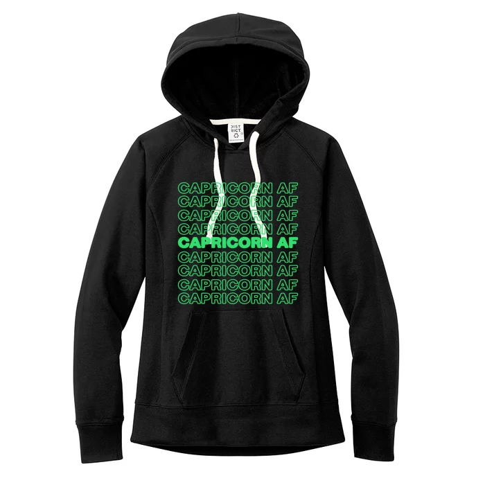 Cool Saying Capricorn Zodiac Horoscope Astronomy Funny Gift Women's Fleece Hoodie