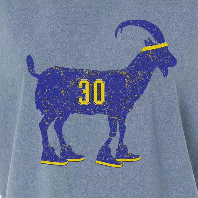 Cool Goat 30 Basketball Greatest Of All Time Garment-Dyed Women's Muscle Tee