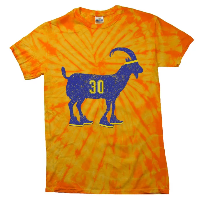 Cool Goat 30 Basketball Greatest Of All Time Tie-Dye T-Shirt