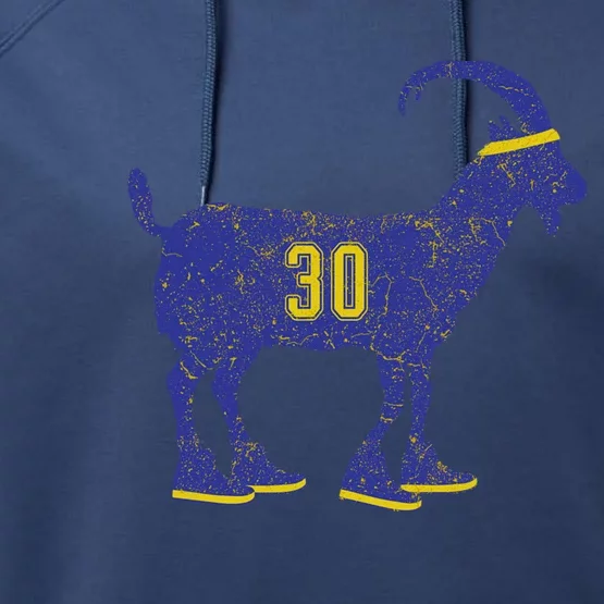 Cool Goat 30 Basketball Greatest Of All Time Performance Fleece Hoodie