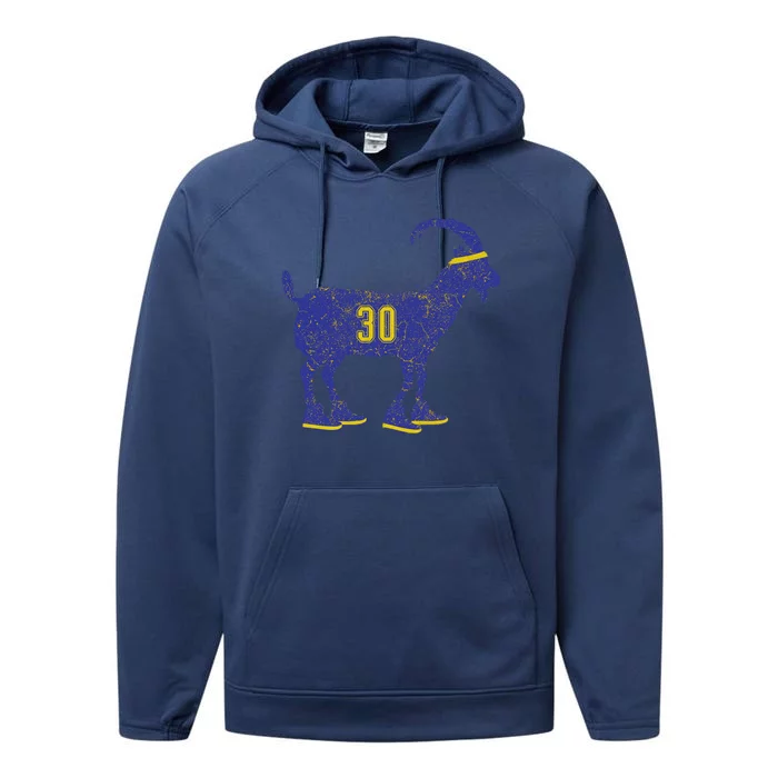 Cool Goat 30 Basketball Greatest Of All Time Performance Fleece Hoodie