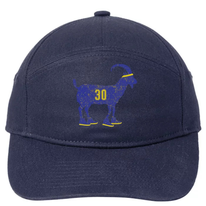 Cool Goat 30 Basketball Greatest Of All Time 7-Panel Snapback Hat