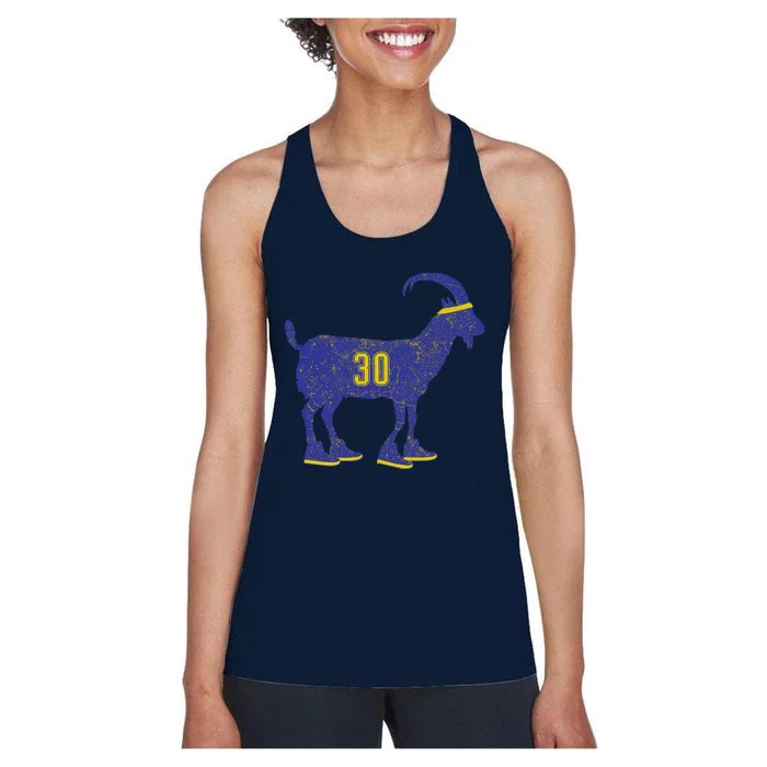 Cool Goat 30 Basketball Greatest Of All Time Women's Racerback Tank