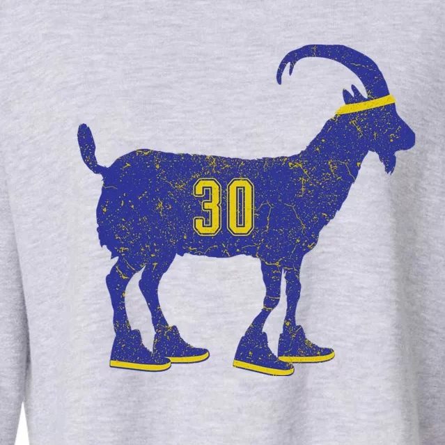 Cool Goat 30 Basketball Greatest Of All Time Cropped Pullover Crew