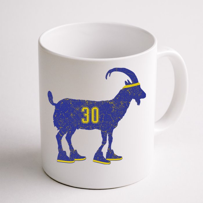 Cool Goat 30 Basketball Greatest Of All Time Front & Back Coffee Mug