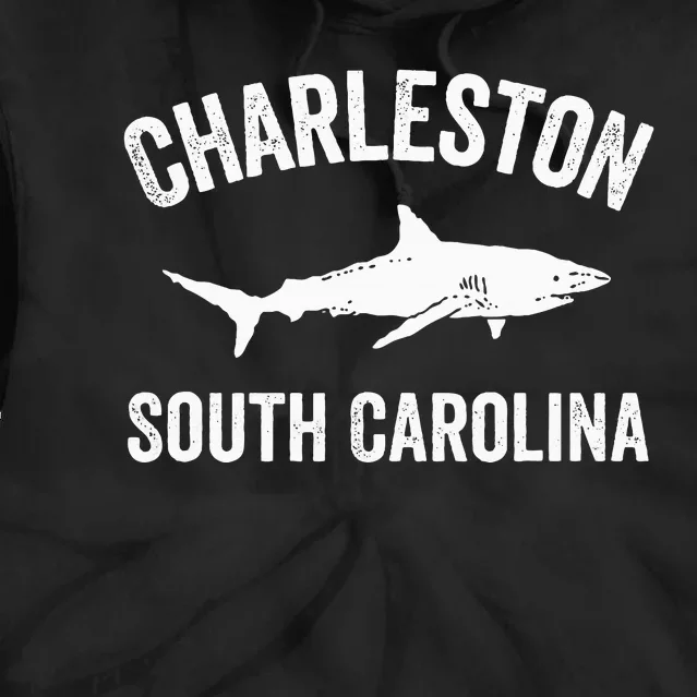 Charleston Shark Charleston South Carolina Gift Tie Dye Hoodie