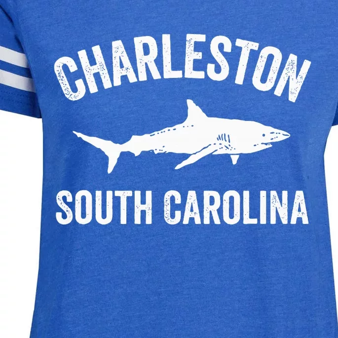 Charleston Shark Charleston South Carolina Gift Enza Ladies Jersey Football T-Shirt