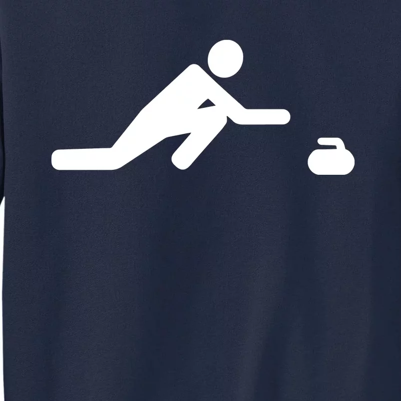 Curling Symbol Tall Sweatshirt