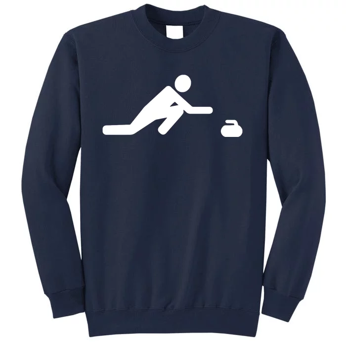 Curling Symbol Tall Sweatshirt