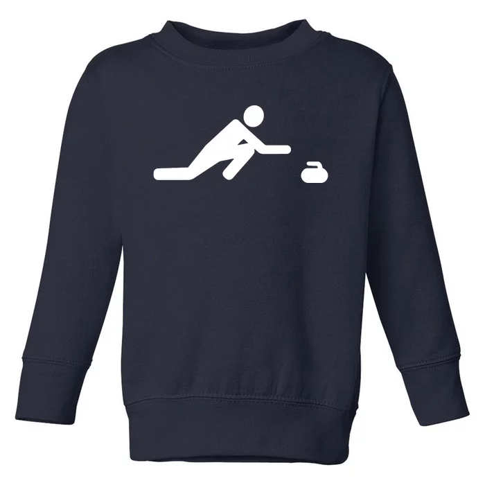 Curling Symbol Toddler Sweatshirt