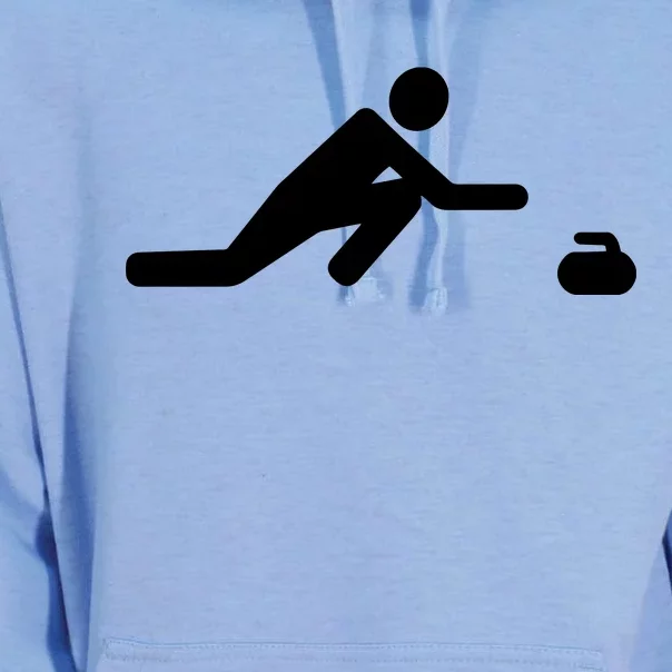 Curling Symbol Unisex Surf Hoodie