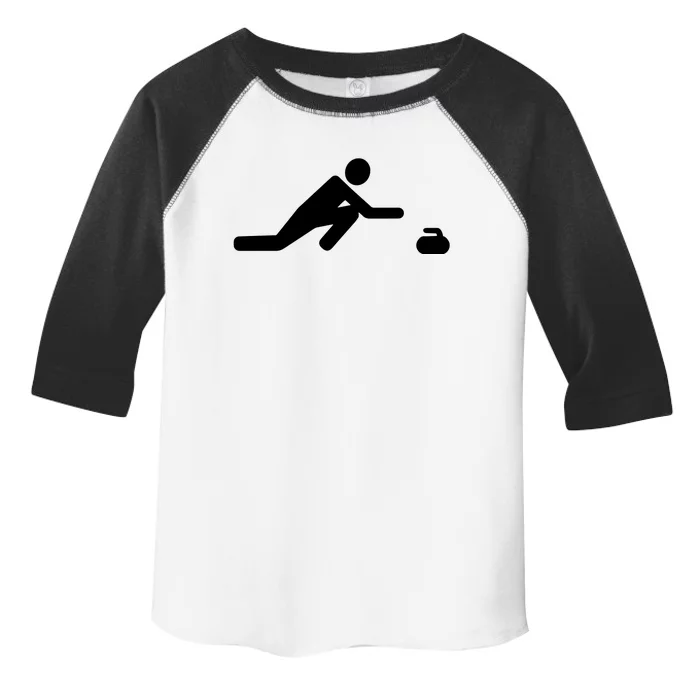 Curling Symbol Toddler Fine Jersey T-Shirt