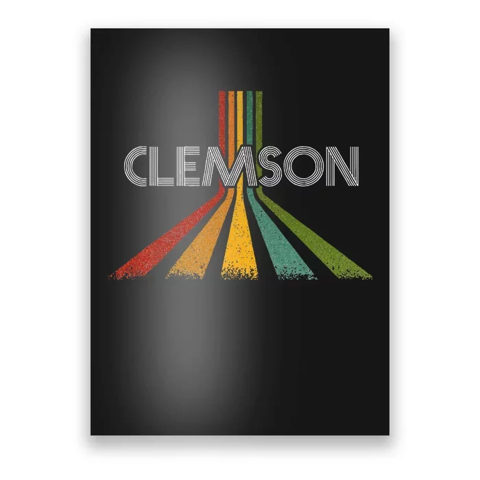 Clemson South Carolina Vintage Poster