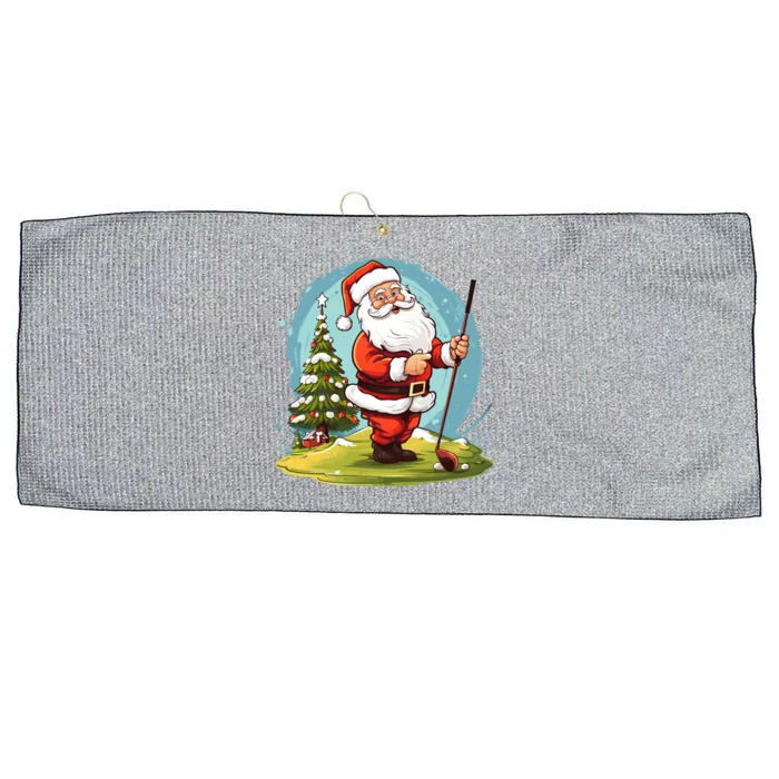 Christmas Santa Claus Golf Xmas Gift Large Microfiber Waffle Golf Towel