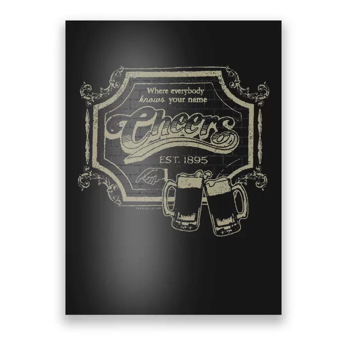 Cheers Sign Poster