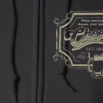 Cheers Sign Full Zip Hoodie