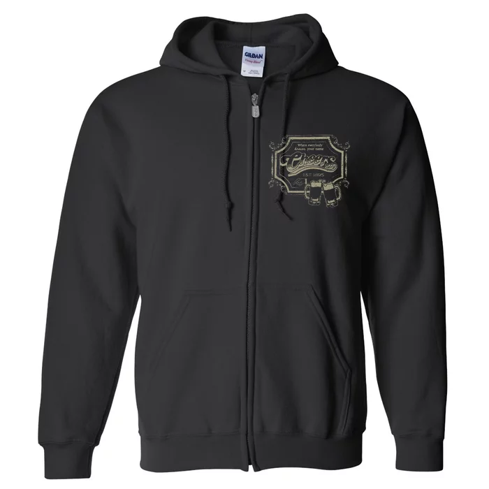 Cheers Sign Full Zip Hoodie