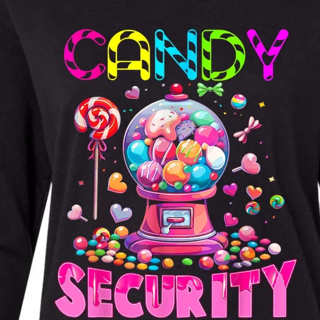 Candy Security Candyland Costume Teens Adult Womens Cotton Relaxed Long Sleeve T-Shirt