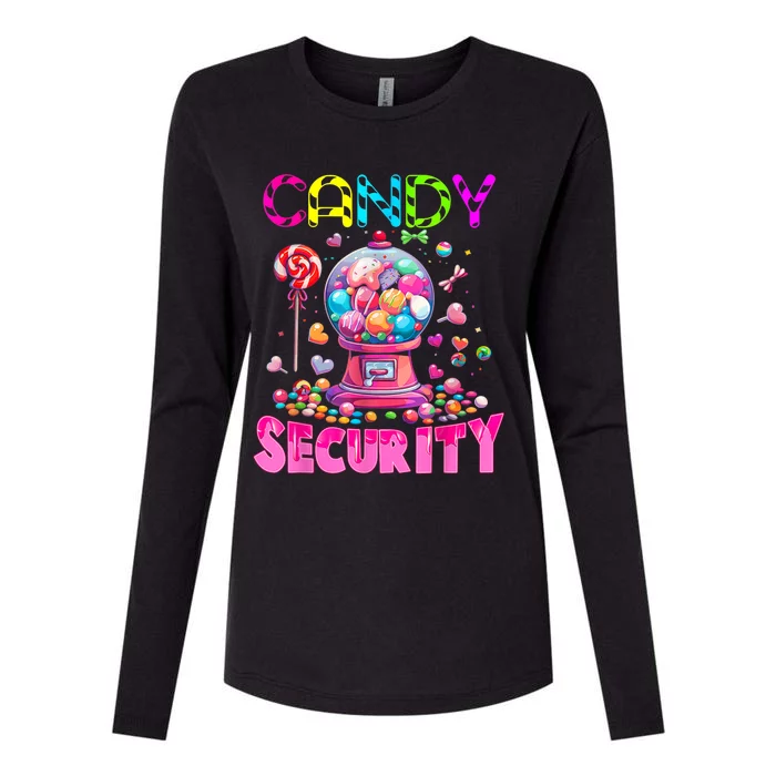 Candy Security Candyland Costume Teens Adult Womens Cotton Relaxed Long Sleeve T-Shirt