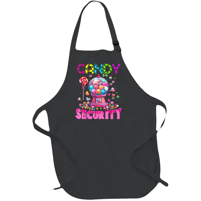 Candy Security Candyland Costume Teens Adult Full-Length Apron With Pocket