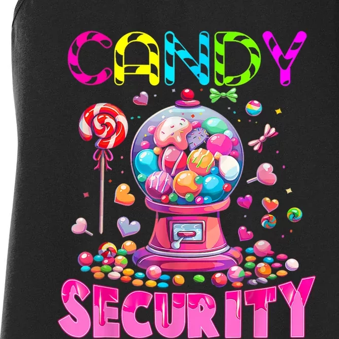 Candy Security Candyland Costume Teens Adult Women's Racerback Tank