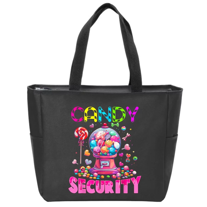 Candy Security Candyland Costume Teens Adult Zip Tote Bag