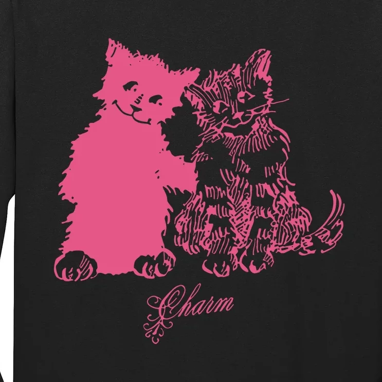 Clairo Store Charm Cat Friends Long Sleeve Shirt