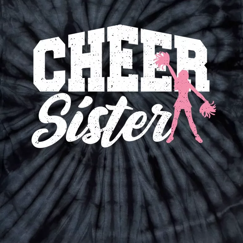 Cheer Sister Cheerleading Tie-Dye T-Shirt