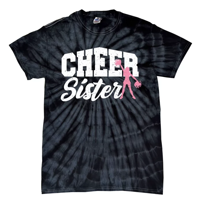 Cheer Sister Cheerleading Tie-Dye T-Shirt