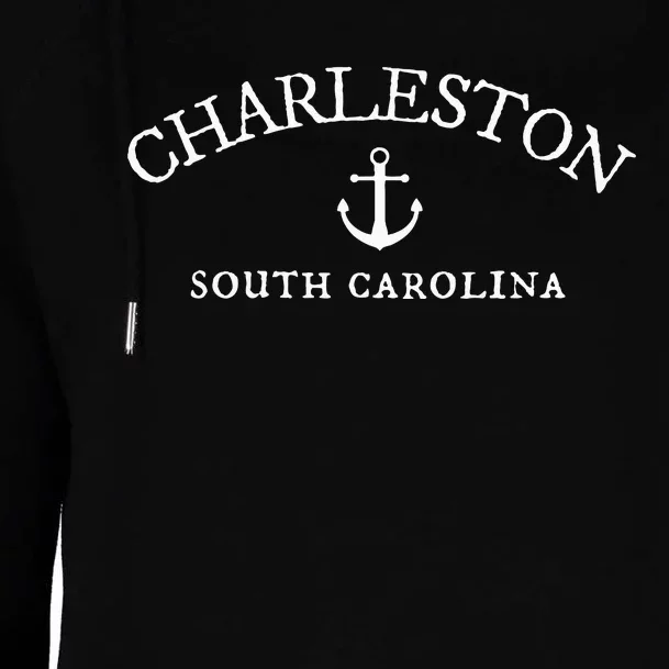 Charleston South Carolina  Sc Sea Town Womens Funnel Neck Pullover Hood