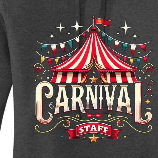 Carnival Staff Circus Matching Women's Pullover Hoodie