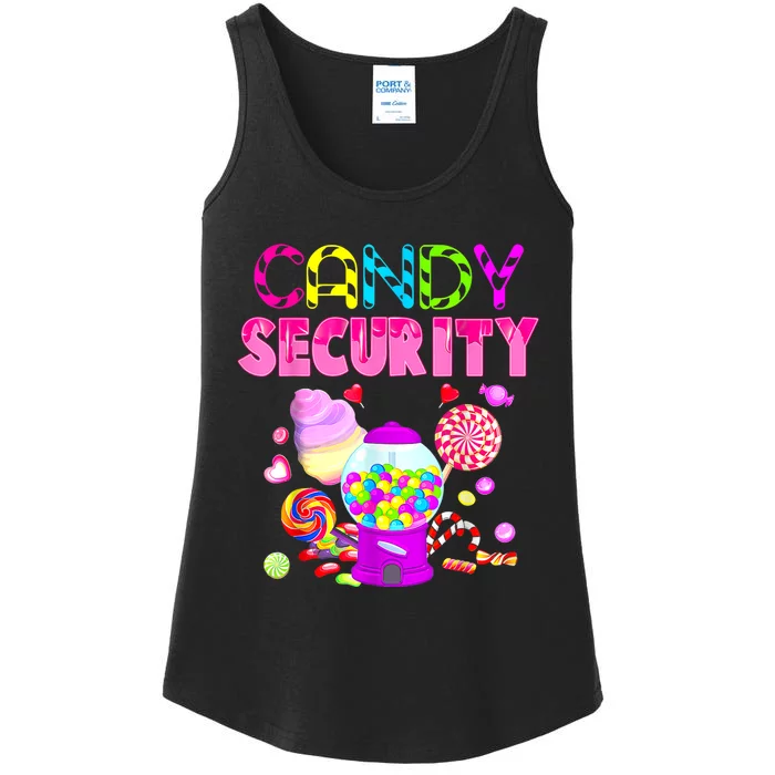 Candy Security Candyland Costume Teens Adult Ladies Essential Tank